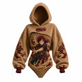 Naruto Women's Anime-Print Hooded Romper Set