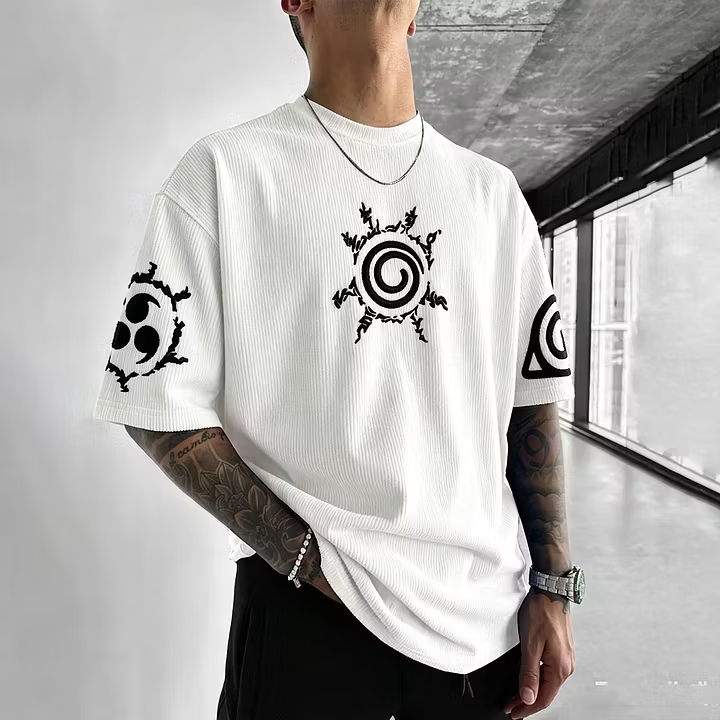 Naruto Anime Vintage Corduroy T-Shirt