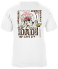 Hardworking Dad No Days Off Graphic T-Shirt – Father's Day Gift