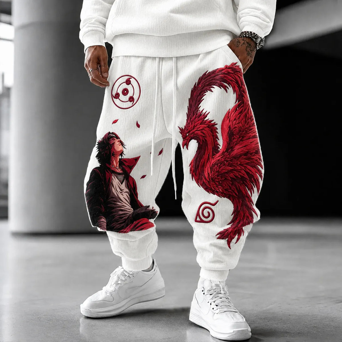 Naruto Unisex Anime-print Trousers