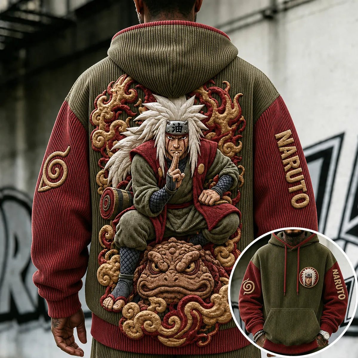 Naruto Unisex Anime-print Hoodie