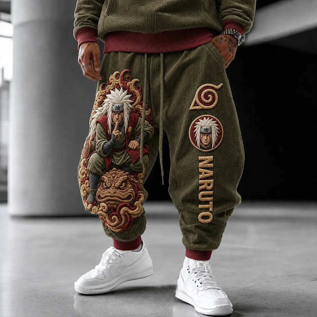 Naruto Unisex Anime-print Trousers