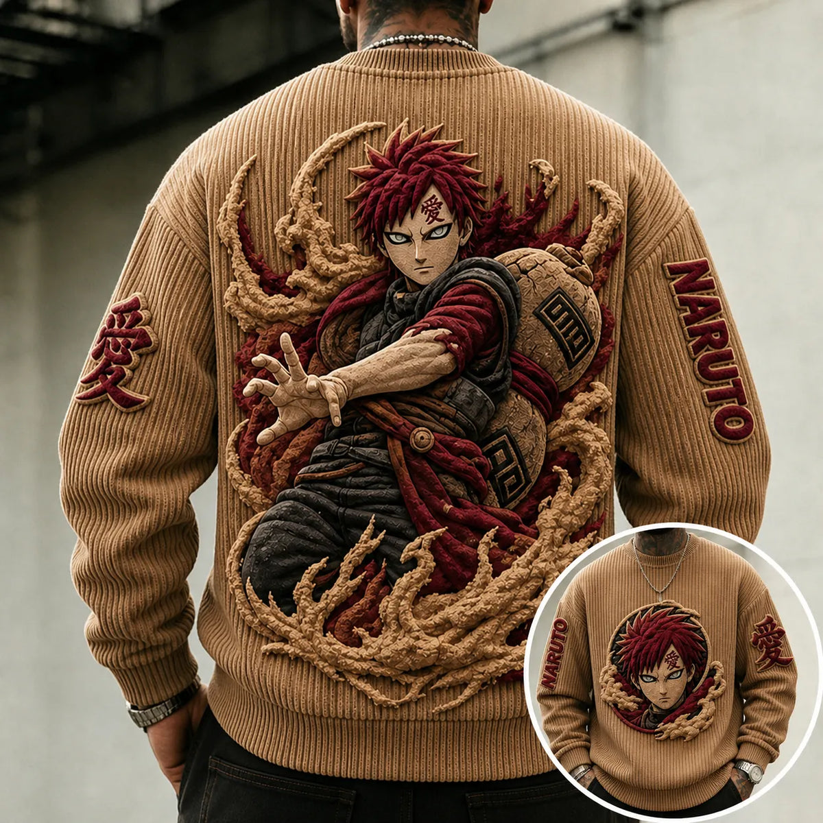 Naruto Unisex Anime-print Crewneck Sweatshirt