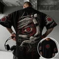 Naruto Unisex Anime-Style Retro Corduroy Oversized T-Shirt