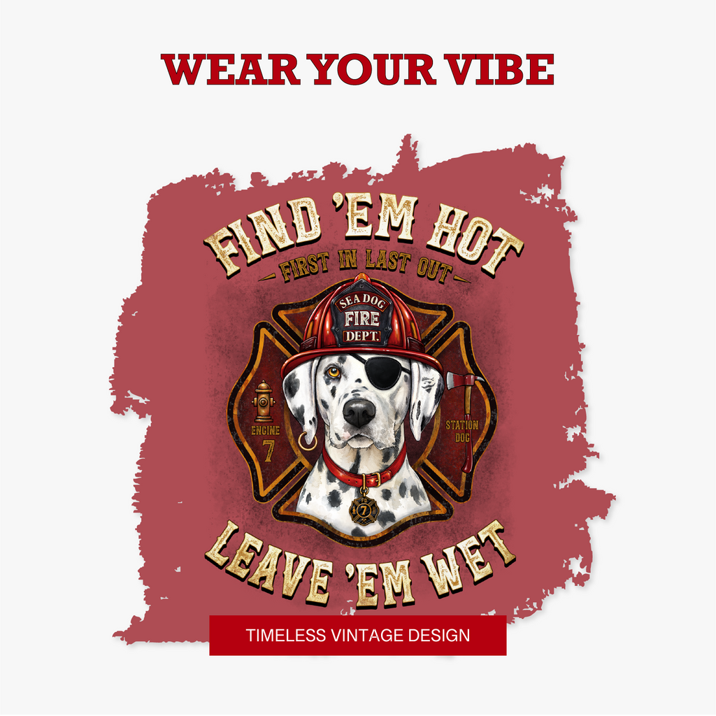 Find Em Hot Leave Em Wet Firefighter T-Shirt
