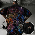 Demon Slayer Vintage Anime Print T-shirt