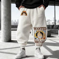One Piece : -blocked Plush Pants