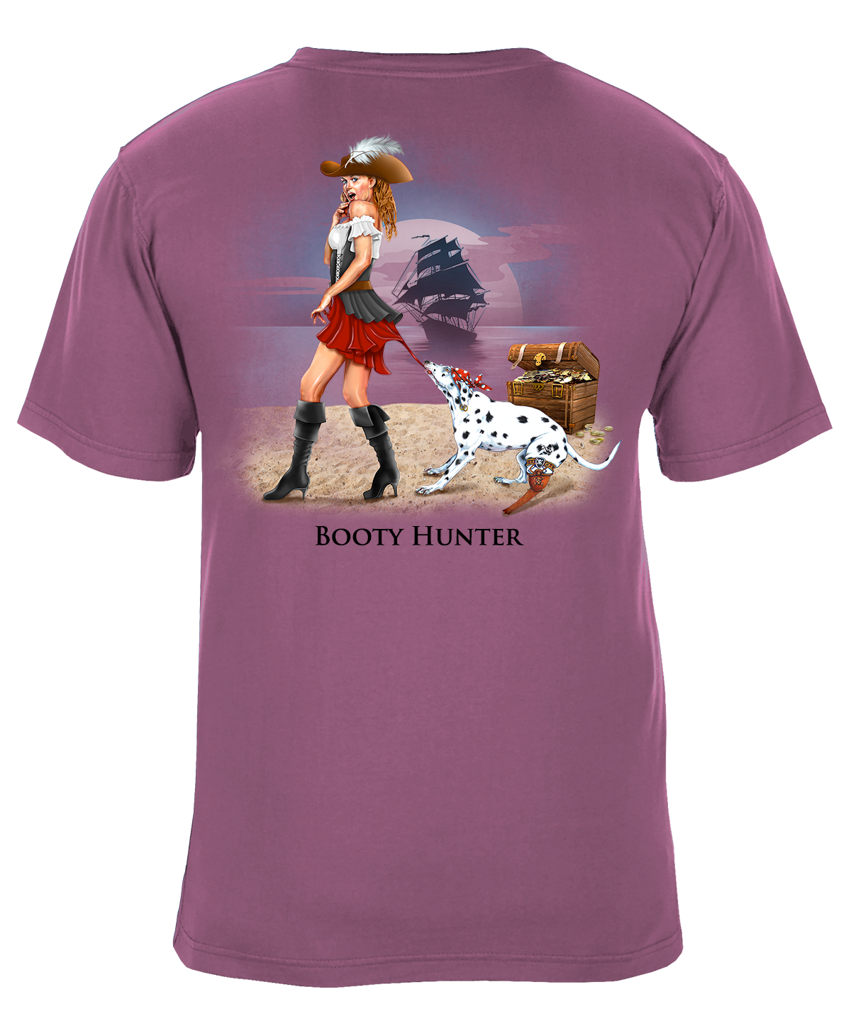 Sea Dog Booty Hunter Pirate T-Shirt