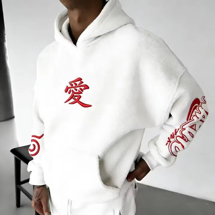 Naruto Color Blocked Plush Hoodie