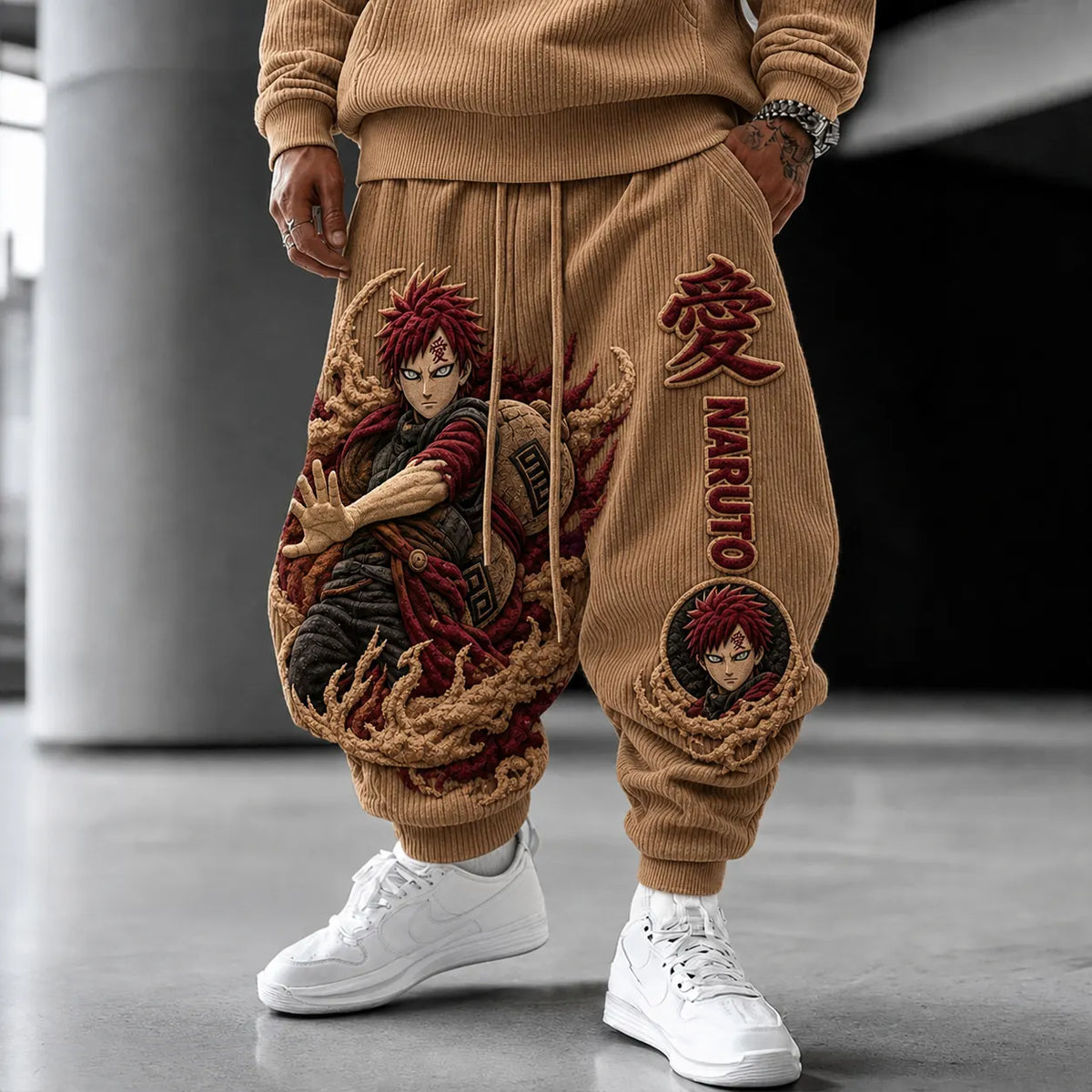 Naruto Unisex Anime-print Trousers