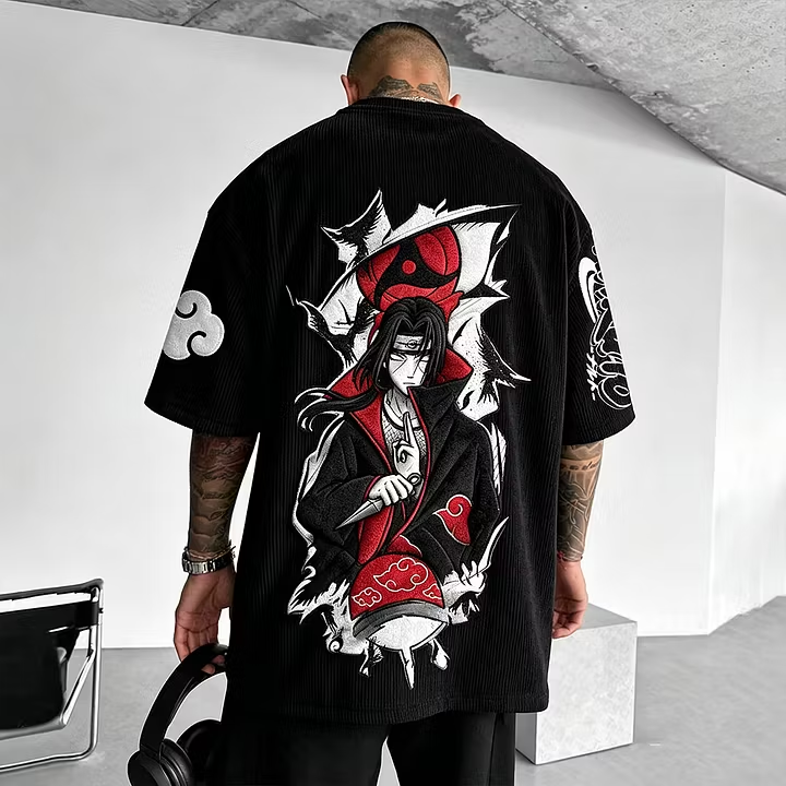 Naruto Vintage Corduroy T-Shirt
