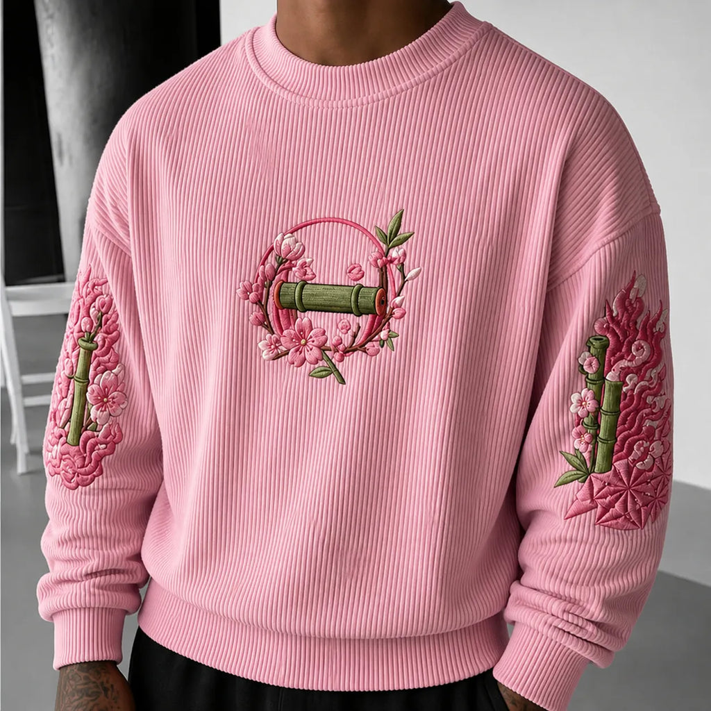 Demon Slayer Unisex Anime-print Crewneck Sweatshirt