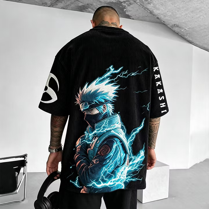 Naruto Vintage Corduroy T-Shirt