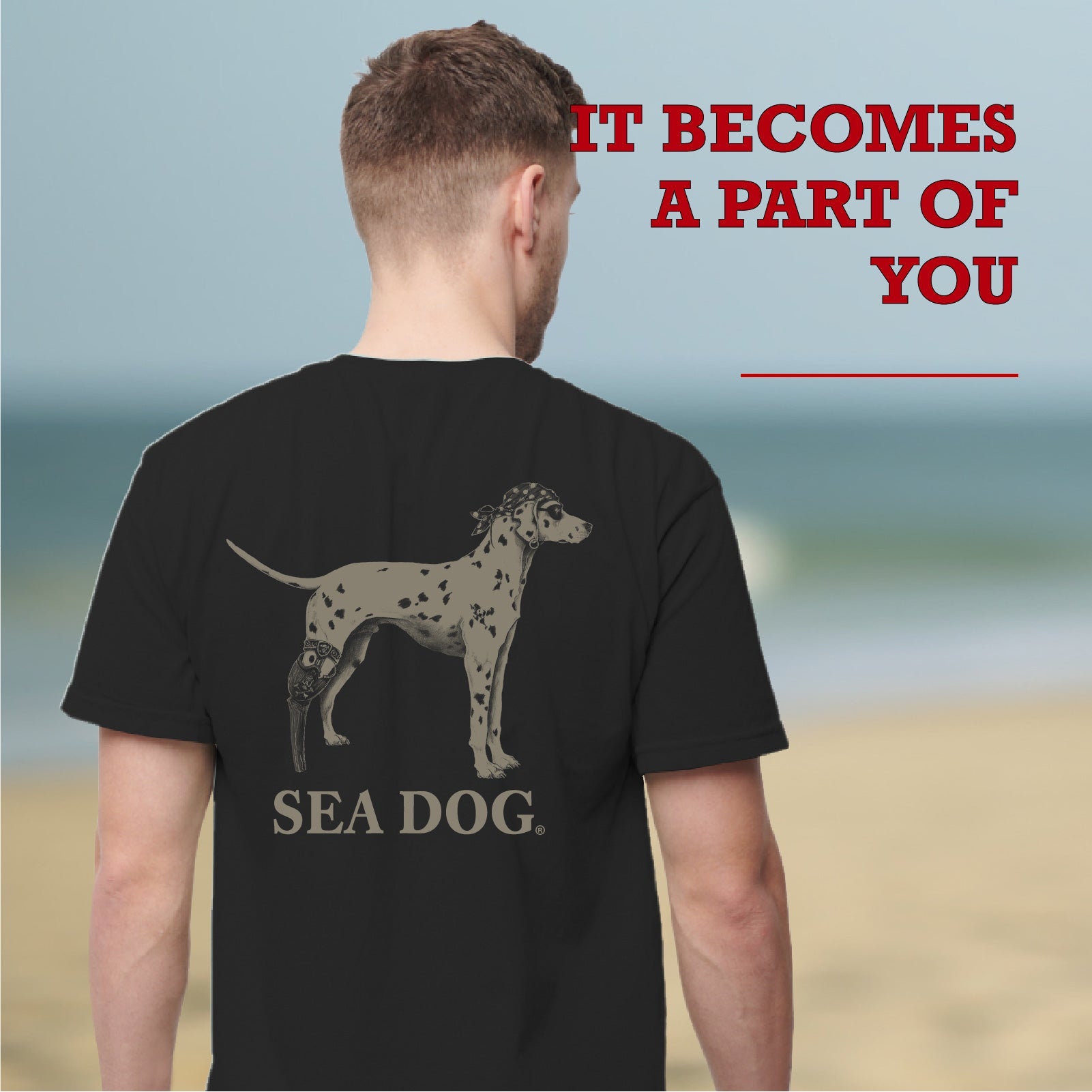 Sea Dog Founder Classic Logo Graphic T-Shirt