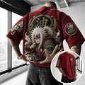 Naruto Unisex Anime-Style Retro Corduroy Oversized T-Shirt