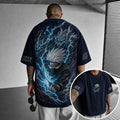 Naruto Unisex Anime-Style Retro Corduroy Oversized T-Shirt