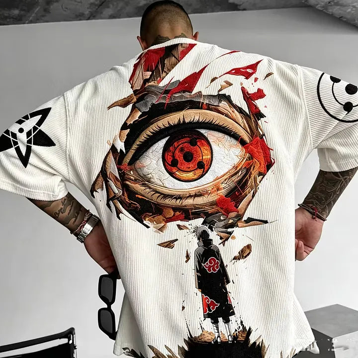 Naruto Anime Vintage Corduroy T-Shirt