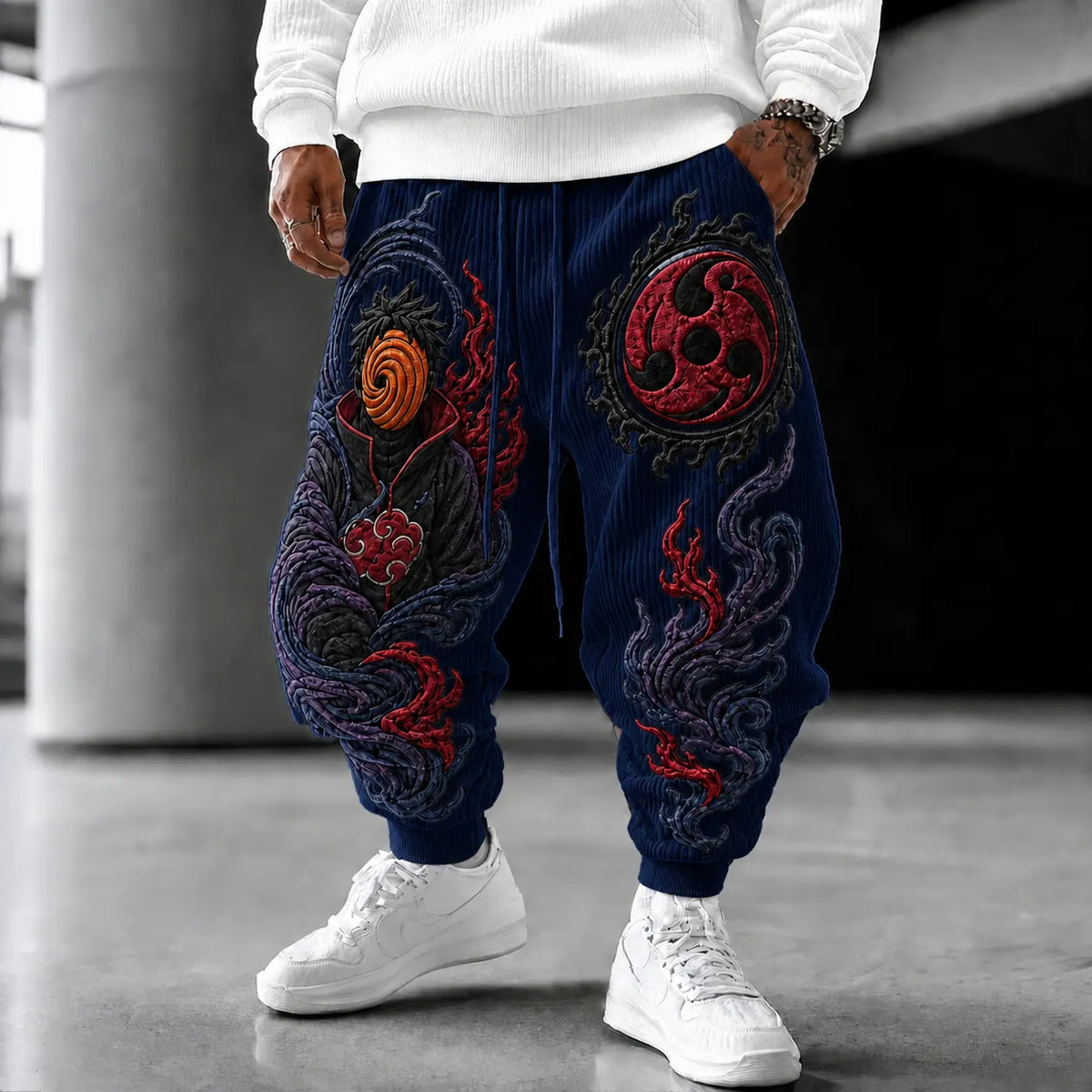 Naruto Unisex Anime-print Trousers