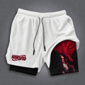 Naruto Unisex Double-layer Shorts With Anime Print