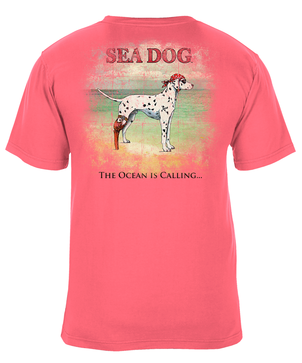 Ocean Is Calling Coastal Lifestyle Graphic T-Shirt - Available in 2 Colors