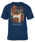 Home of the Free Patriotic US Flag T-Shirt - Available in 4 Colors