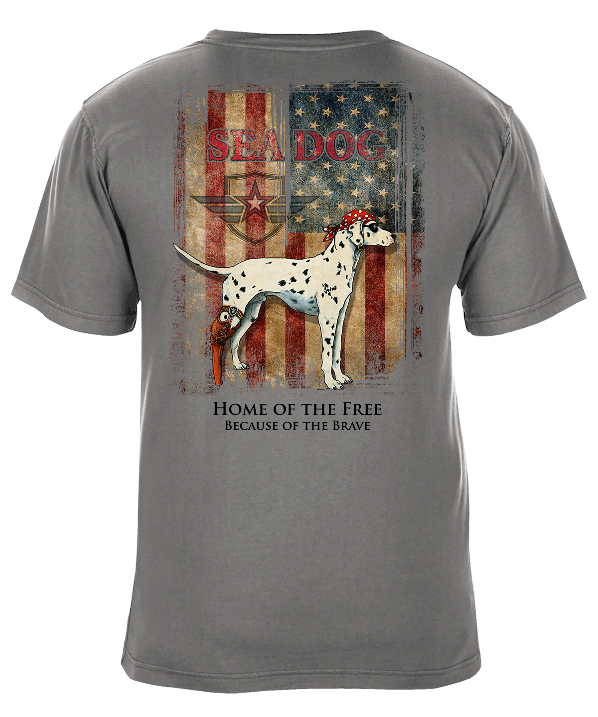 Home of the Free Patriotic US Flag T-Shirt - Available in 4 Colors