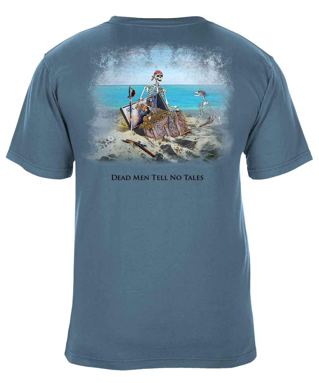Dead Men Tell No Tales Treasure Beach Graphic T-Shirt