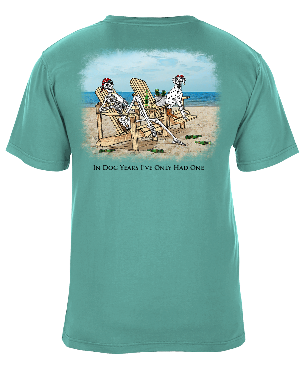 In Dog Years I’ve Only Had One Beach Graphic T-Shirt