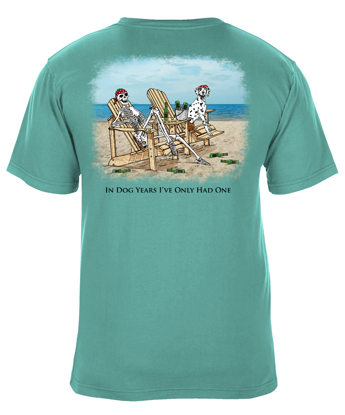 In Dog Years I’ve Only Had One Beach Graphic T-Shirt