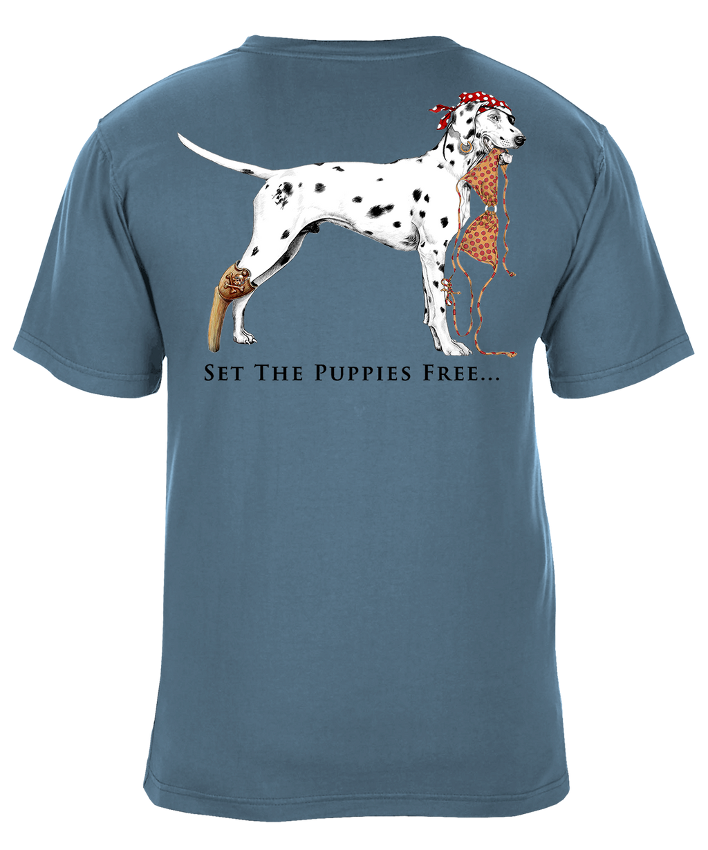 Set The Puppies Free Graphic T-Shirt - Available in 2 Colors