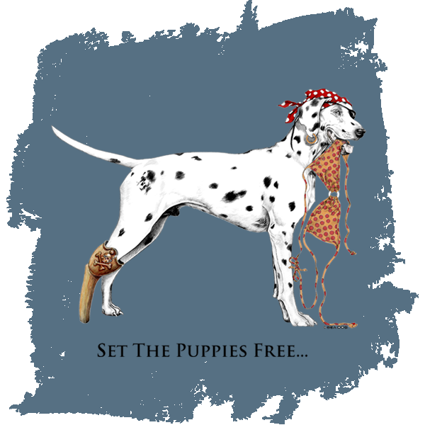 Set The Puppies Free Graphic T-Shirt - Available in 2 Colors
