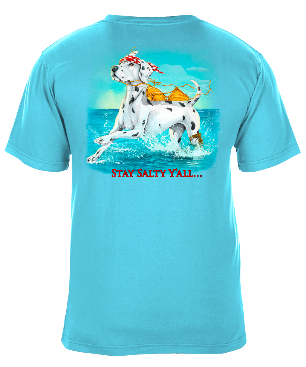 Stay Salty Y'all Beach Graphic T-Shirt - Available in 3 Colors
