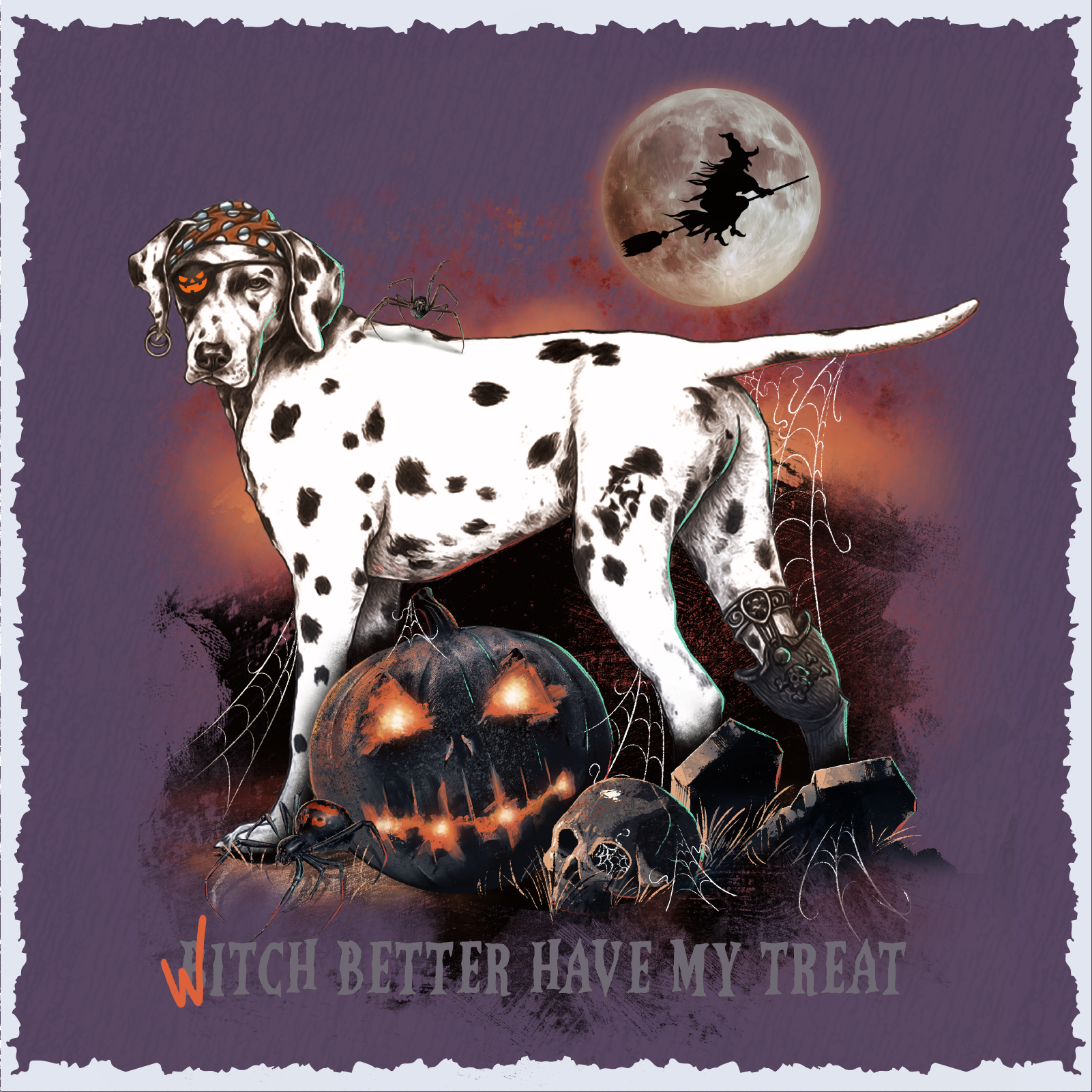 Witch Better Have My Treat – Purple Halloween Spooky Season T-Shirt