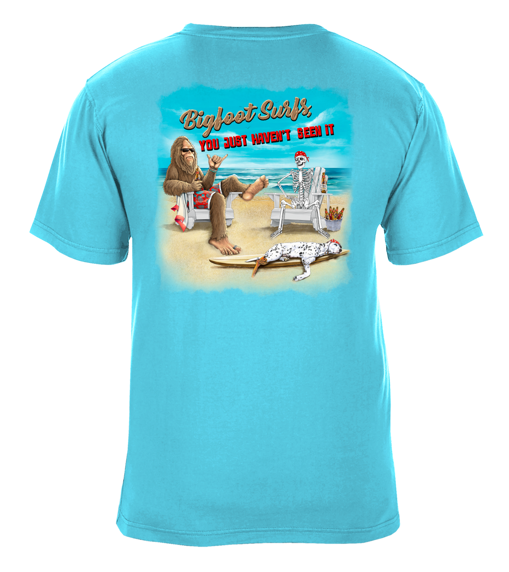 Bigfoot Surfs You Just Haven't Seen It Graphic T-Shirt
