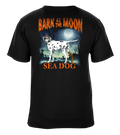Bark at the Moon Glow in the Dark Spooky Pirate Dog Full Moon Graphic T-Shirt