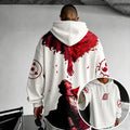 Naruto Unisex Retro Corduroy Hoodie With Anime-style Graphics