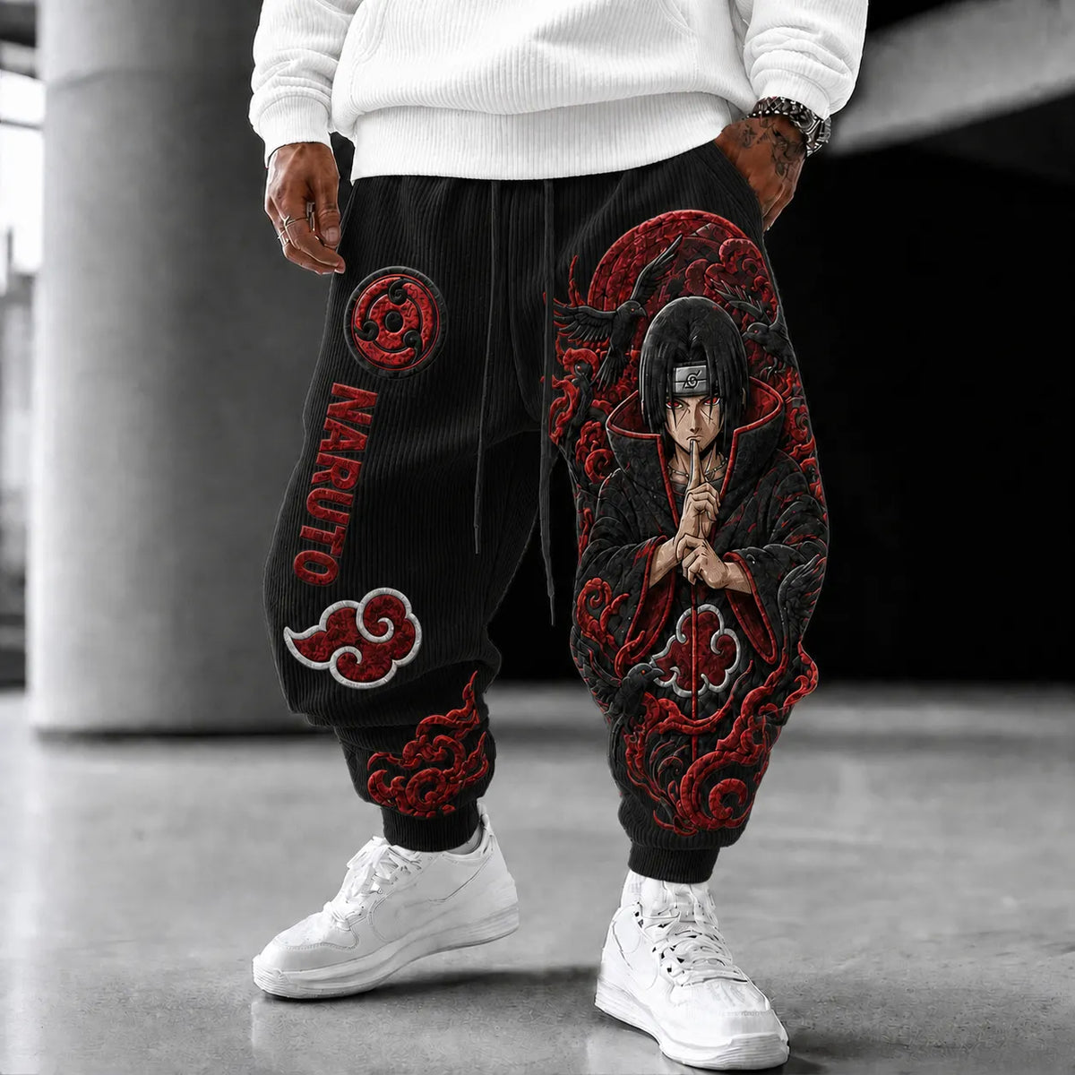 Naruto Unisex Anime-print Trousers