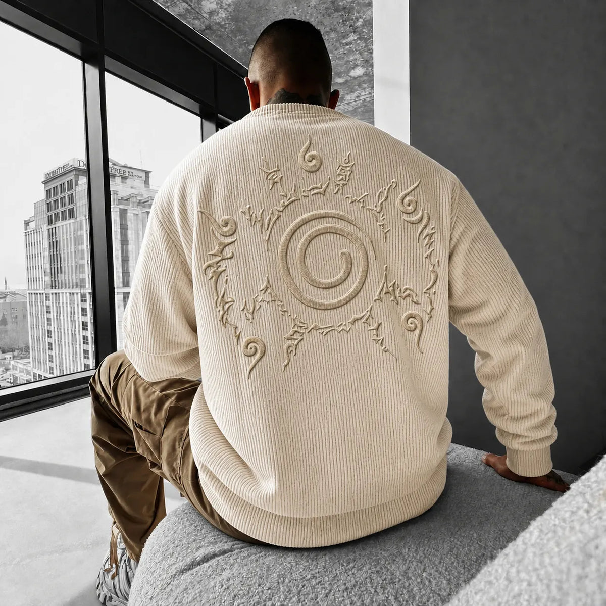 Naruto Unisex Anime-print Crewneck Sweatshirt