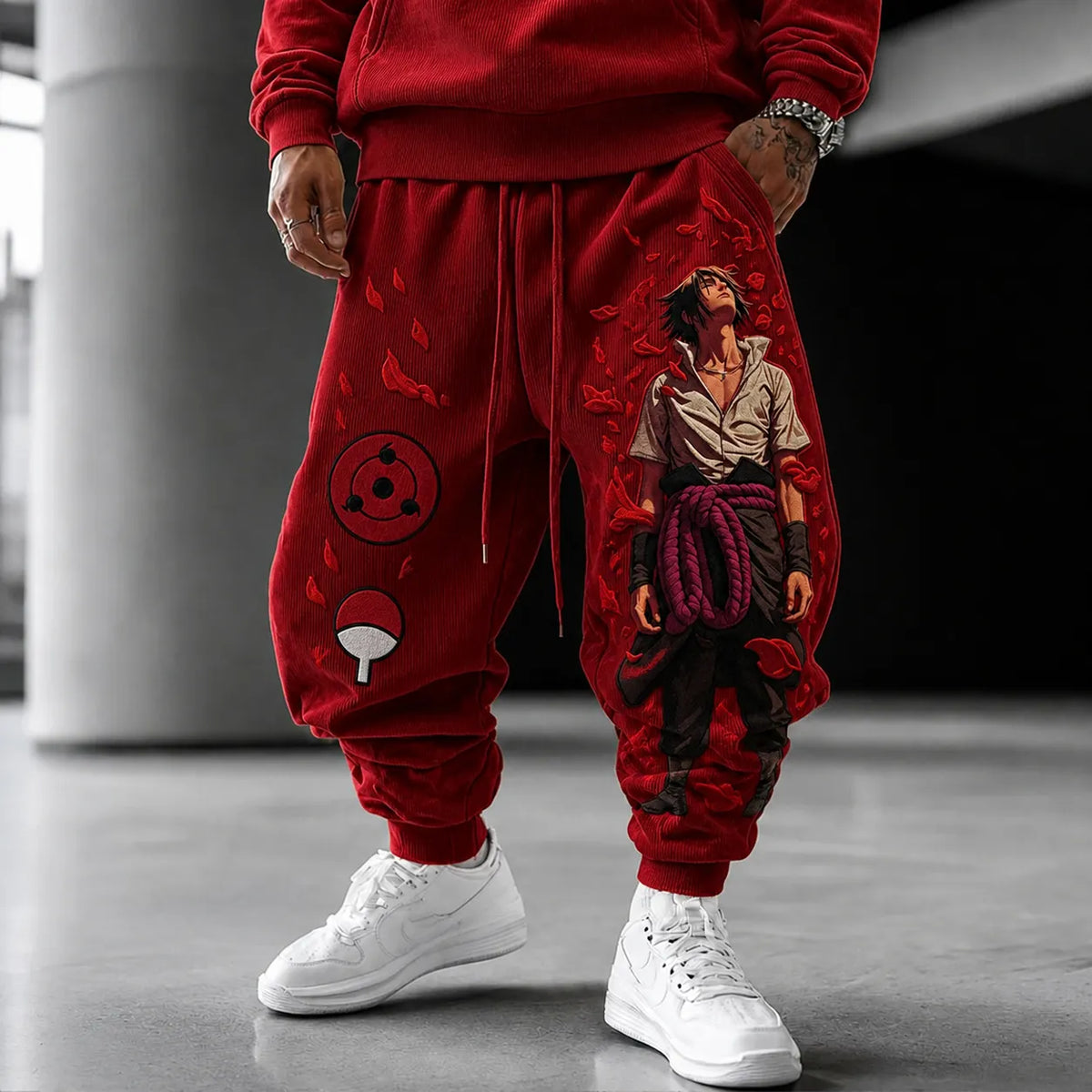 Naruto Unisex Anime-print Trousers