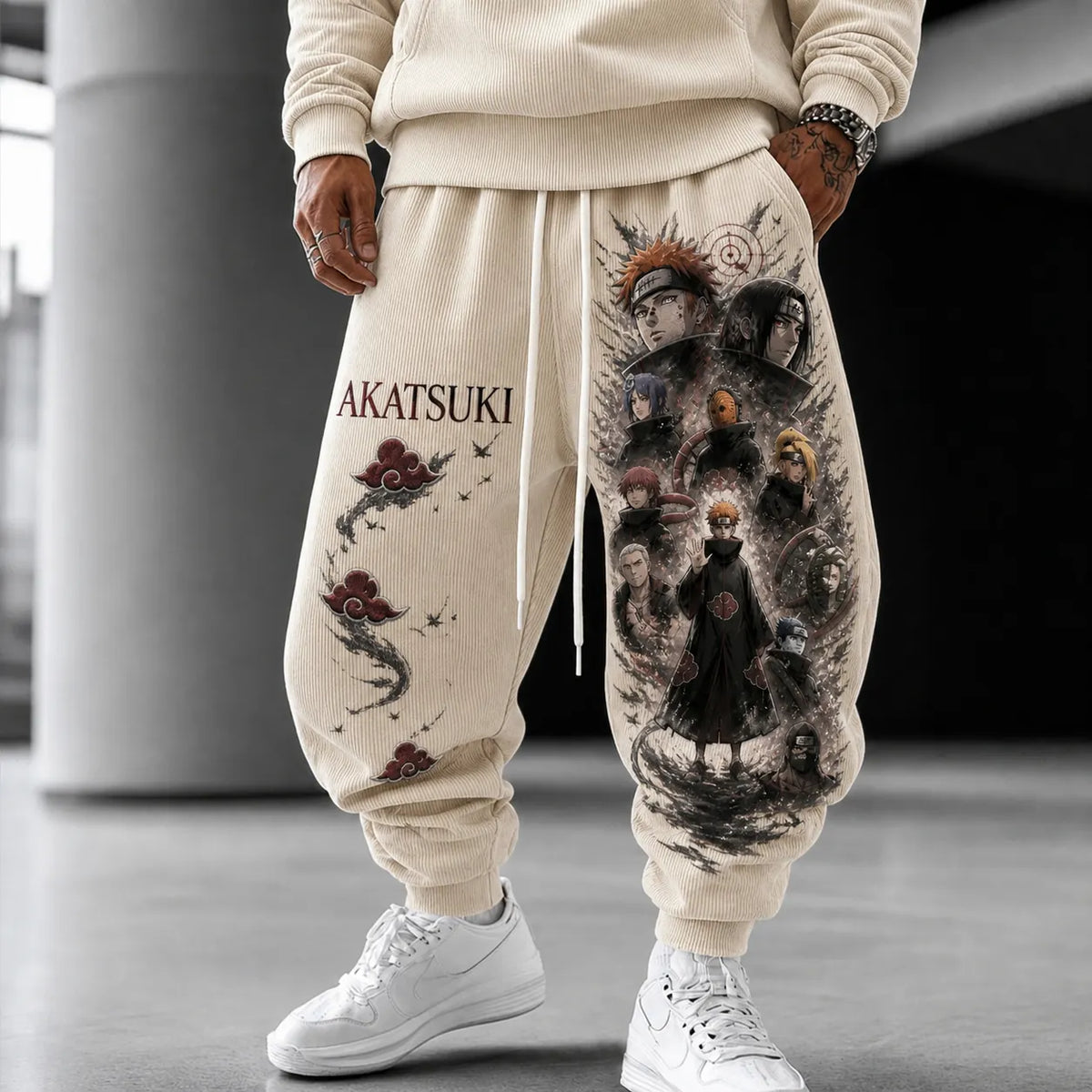 Naruto Unisex Anime-print Trousers