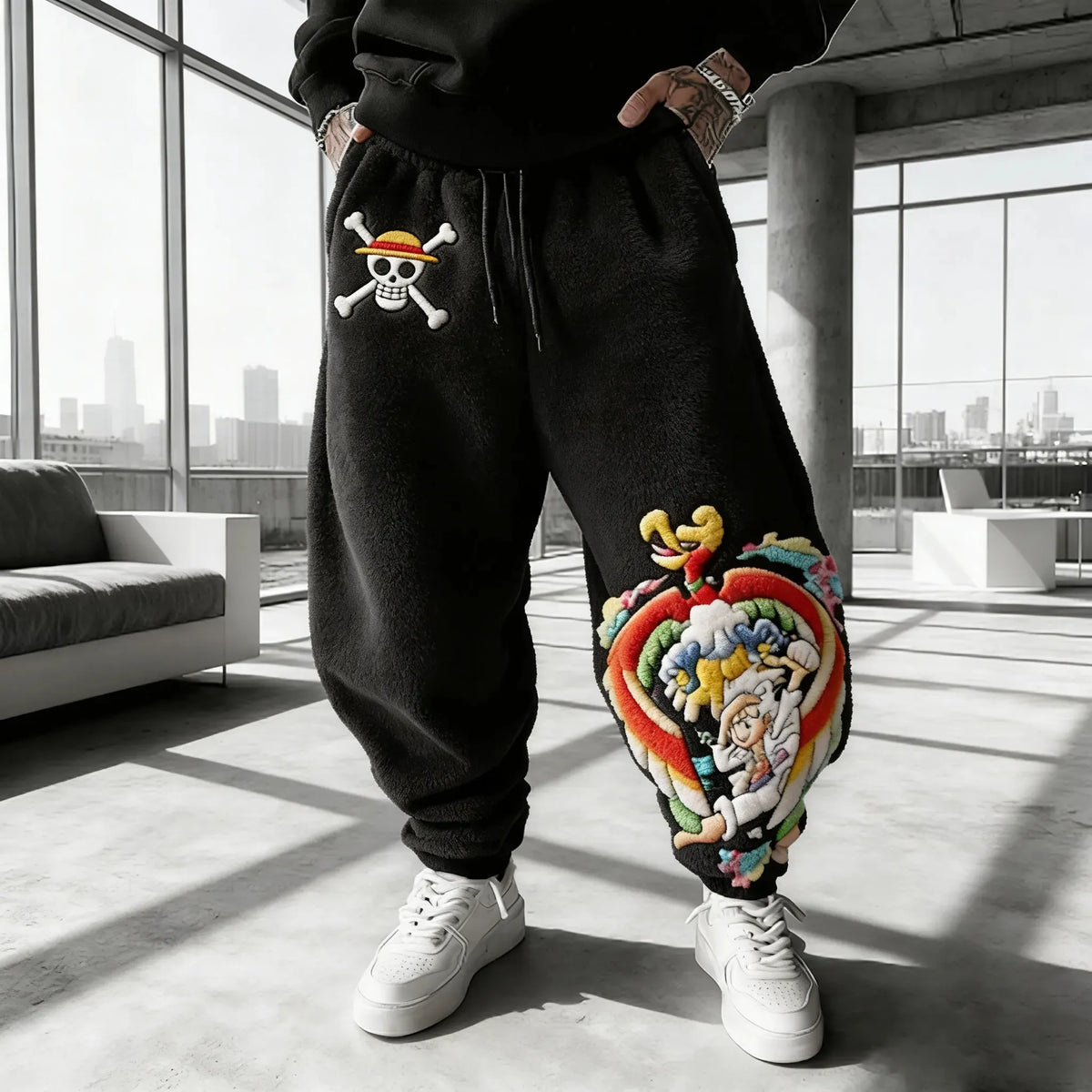 One Piece Plush Pants