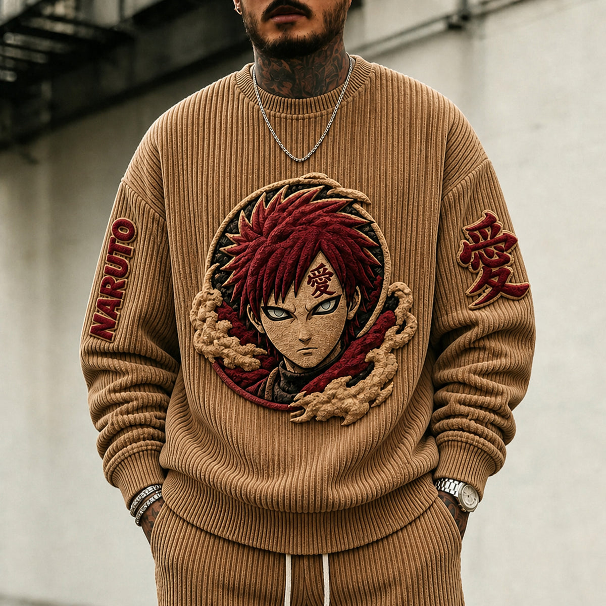 Naruto Unisex Anime-print Crewneck Sweatshirt