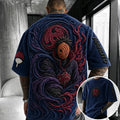 Naruto Unisex Anime-Style Retro Corduroy Oversized T-Shirt