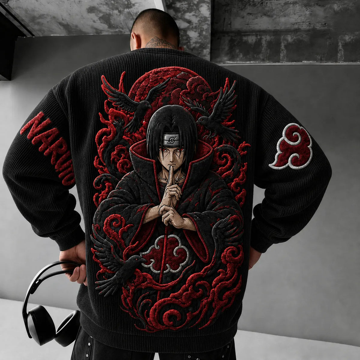 Naruto Unisex Anime-print Crewneck Sweatshirt
