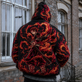Demon Slayer Vintage Anime Print Hoodie