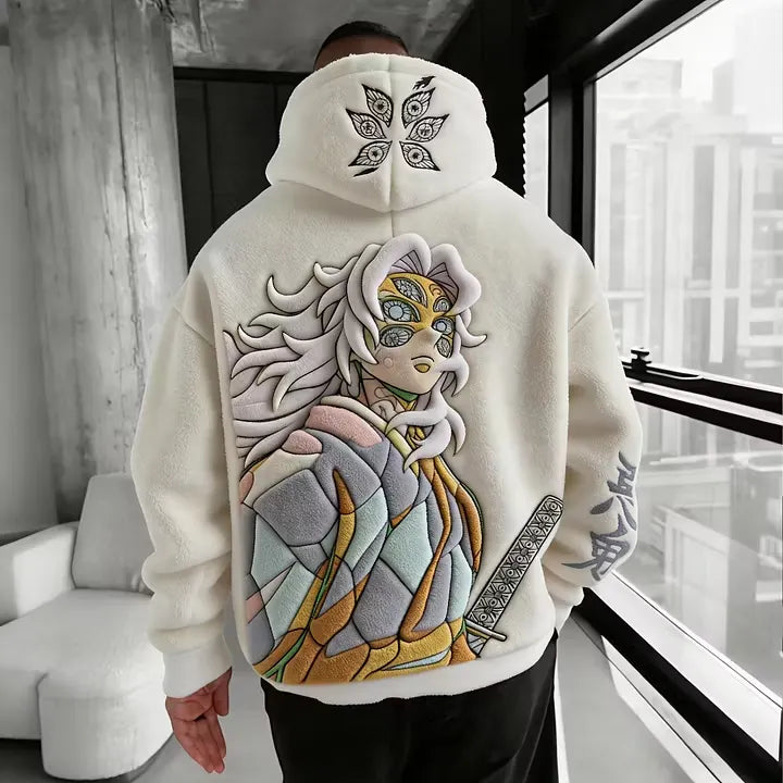 Demon Slayer Unisex Sherpa Hoodie