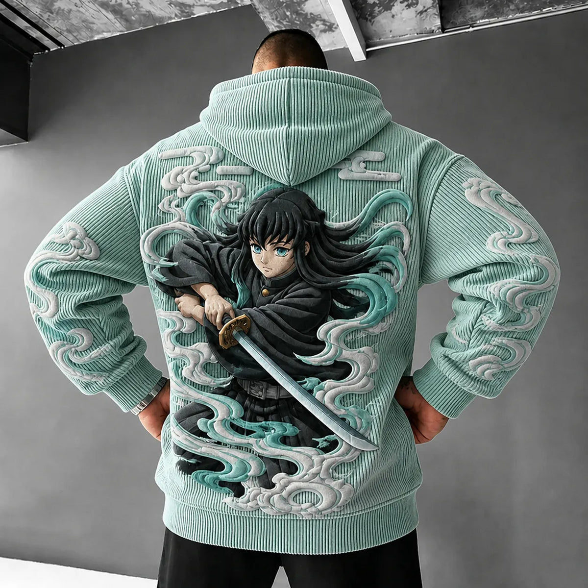 Demon Slayer Unisex Anime-print Hoodie