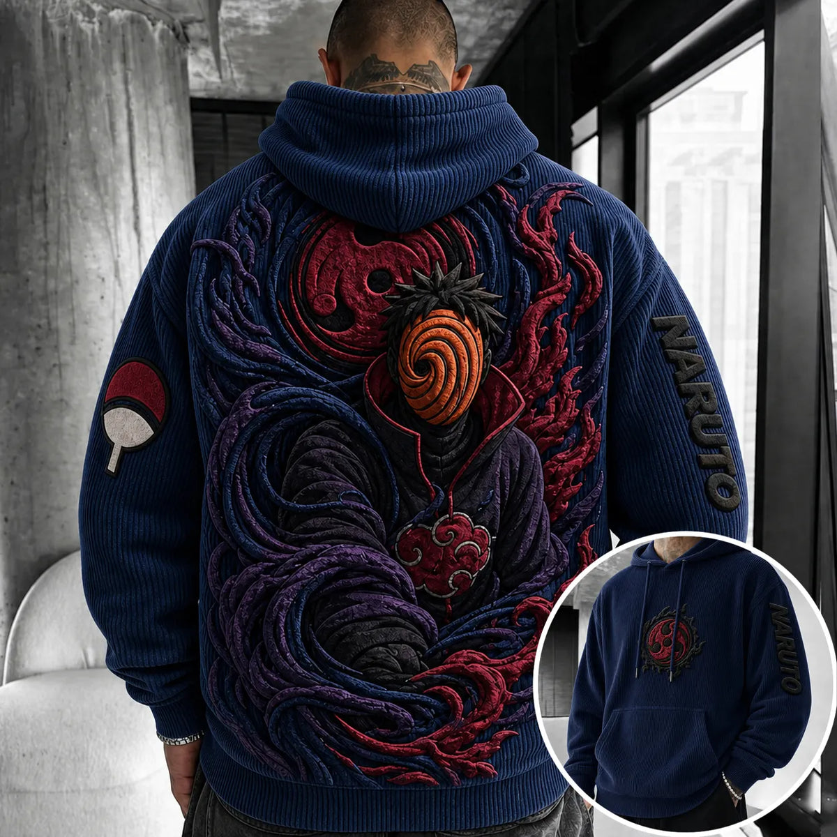 Naruto Unisex Anime-print Hoodie