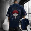 Naruto Unisex Anime-Style Retro Corduroy Oversized T-Shirt