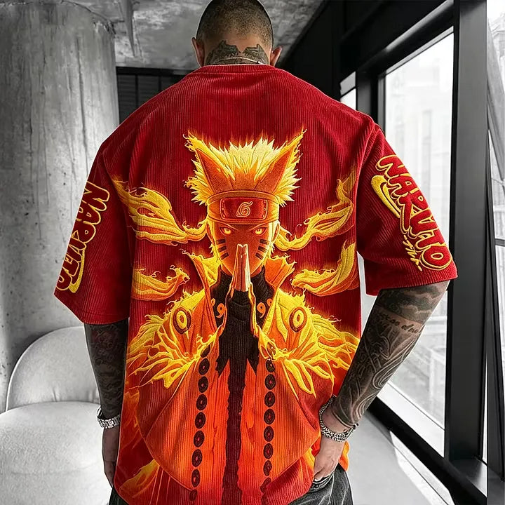 Naruto Vintage Corduroy T-Shirt